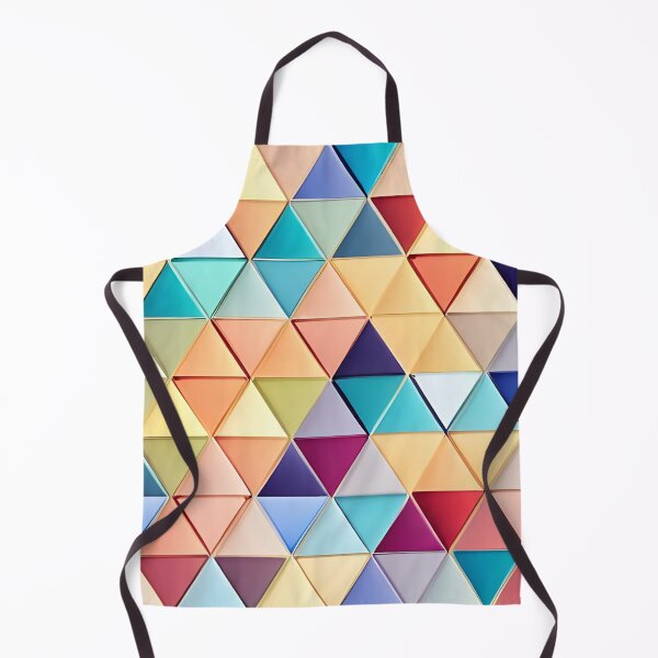 Item preview, Colorful triangles design, vibrant shapes pattern  designed and sold by artbelka.