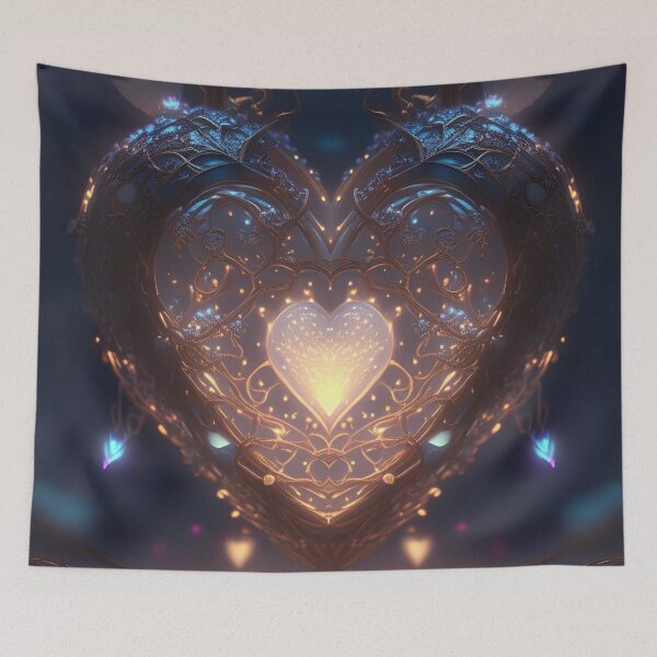 Item preview, Pink Fairy Light Heart designed and sold by WaryTales.