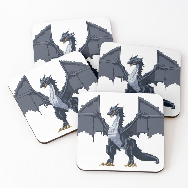 Item preview, Black Dragon Pixel Art designed and sold by Pannyyy.