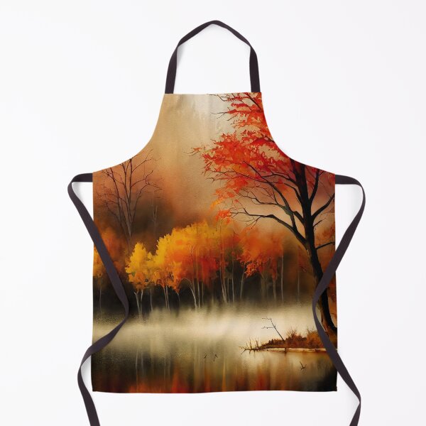 Item preview, Colorful Autumn Landscape Watercolor 2 designed and sold by Art by Lilia.