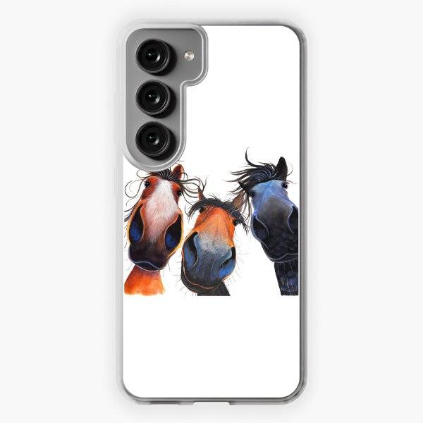 Horse Playing Art Painting Custom Phone Case Cover For iPhone Samsung  Google etc