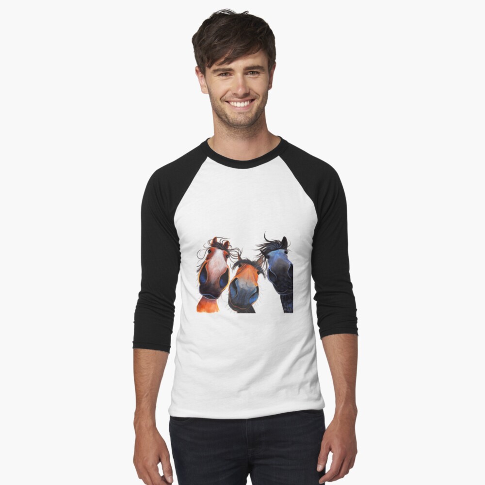 Aperçu de l'œuvre T-shirt baseball manches ¾ créée et vendue par ShirleyMacA.