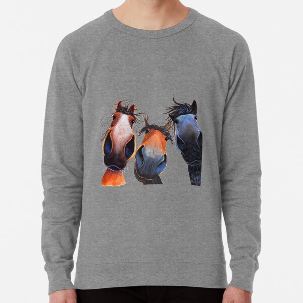 Item preview, HaPPY HoRSe PRiNT ' WHo LeFT THe GaTe OPeN ? ' BY SHiRLeY MacARTHuR designed and sold by Shirley MacArthur Limited.