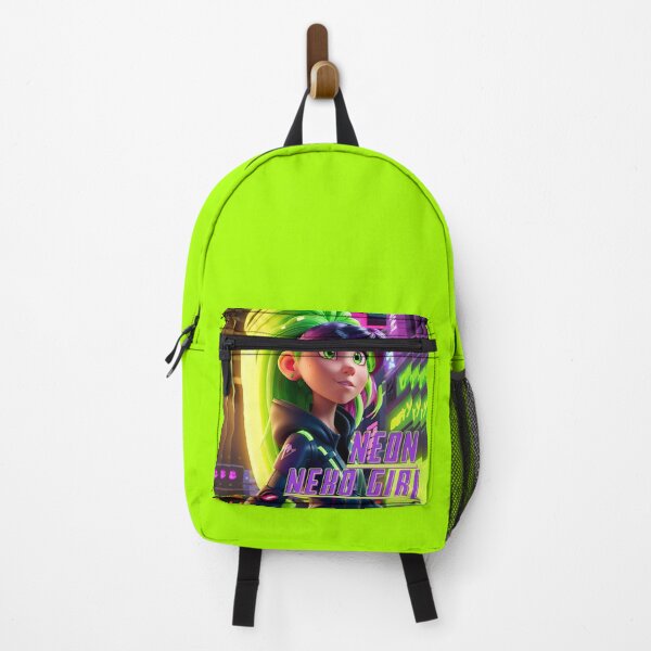 Item preview, Neon Neko: Cyberpunk Girl | Futuristic Streetwear | Cyber teen Vibes. designed and sold by jirizenno.