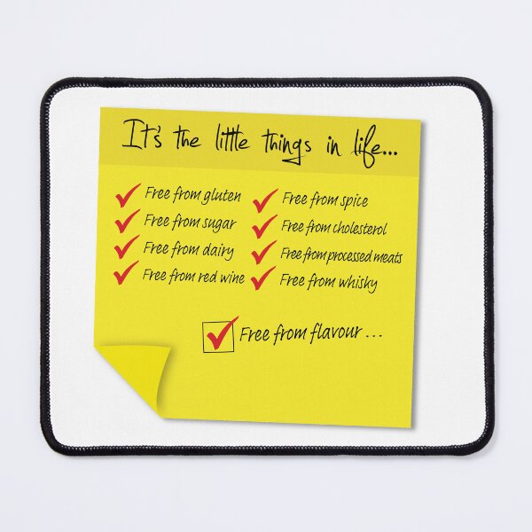 Item preview, Special Diet Sticky Note designed and sold by Russell Voigt.
