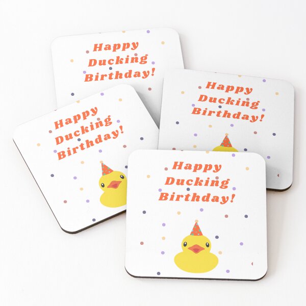 Item preview, Happy Ducking Birthday, Duck Birthday Card and Gifts, Original Willow Days designed and sold by avit1.