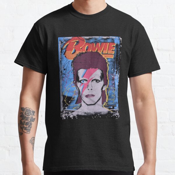 David bowie shop t shirt redbubble