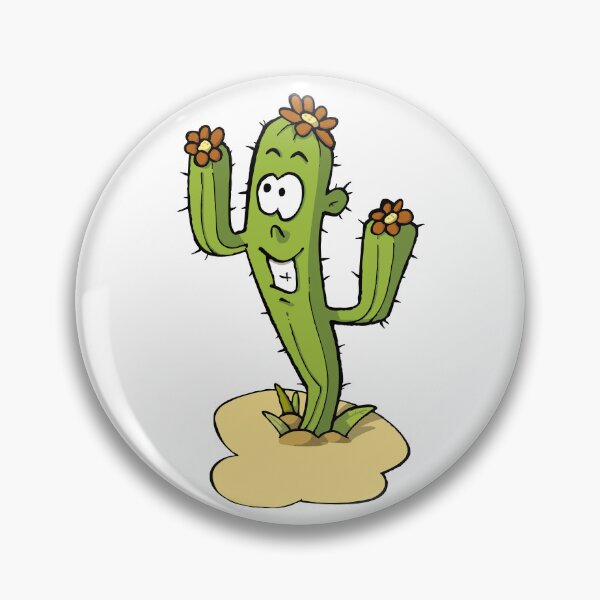 Item preview, sepia smiling cactus designed and sold by Guillaume Desbiolles.