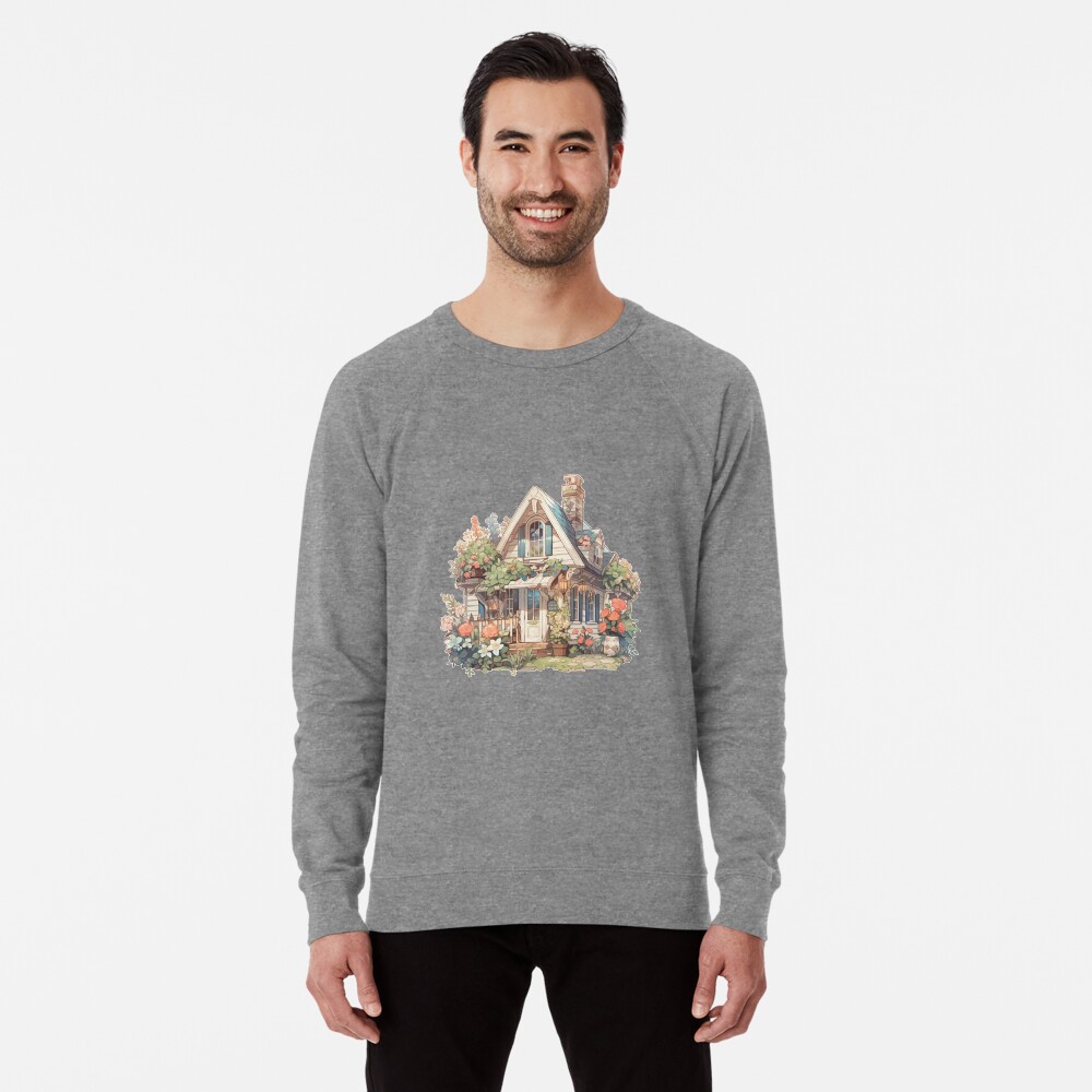 Item preview, Lightweight Sweatshirt designed and sold by CozyKawaiiArt.