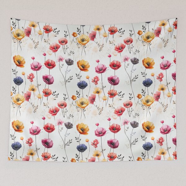Item preview, pattern seamless water flower colorful,straight vertical designed and sold by sippapas.