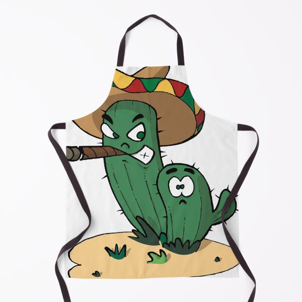 Item preview, Cactus with a cigar and a dark baby cactus designed and sold by Guillaume Desbiolles.