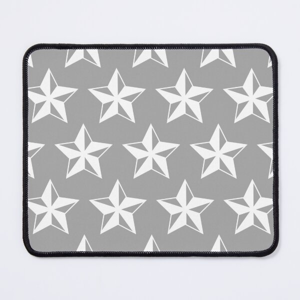Item preview, Grey and White Star Pattern designed and sold by cgroenewald.