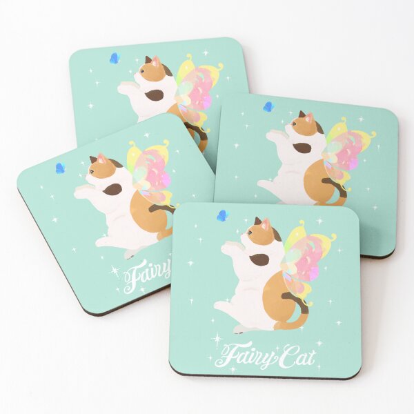 Item preview, Fairy Calico Cat (with white text) designed and sold by You Store.