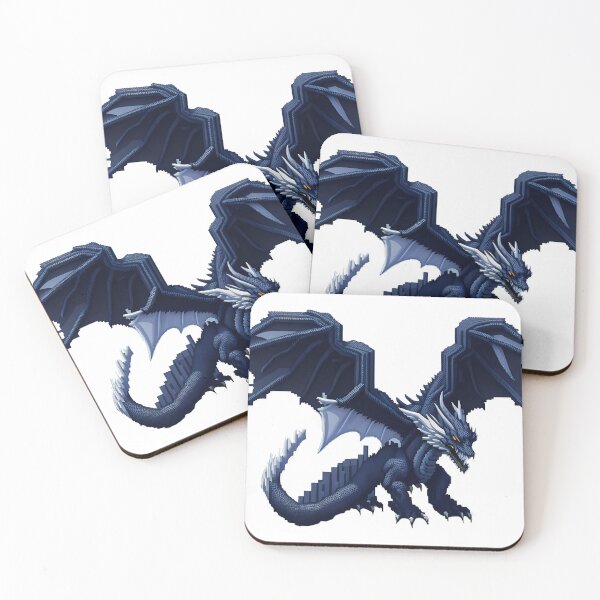 Item preview, Black Dragon Pixel Art designed and sold by Pannyyy.