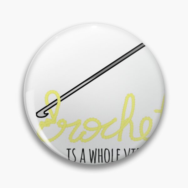 Item preview, El ganchillo es toda una vibra. designed and sold by AmyJStickers.