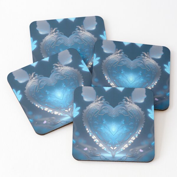 Item preview, Blue Fairy Heart designed and sold by WaryTales.