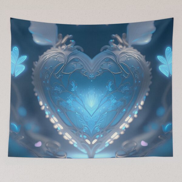 Item preview, Blue Fairy Heart designed and sold by WaryTales.