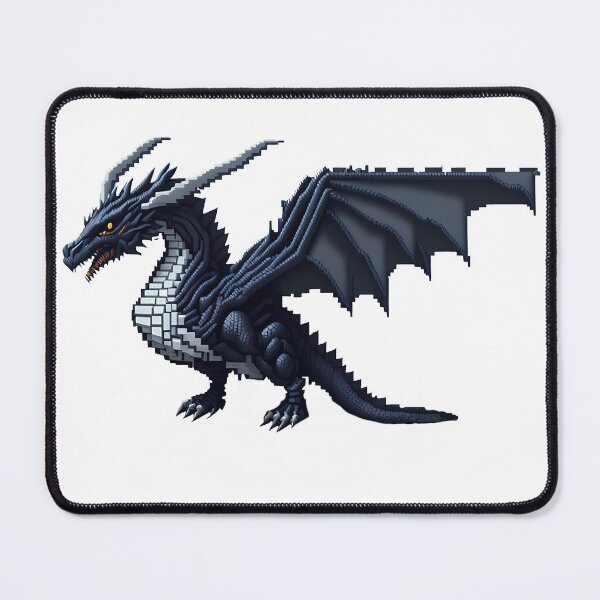 Item preview, Black Dragon Pixel Art designed and sold by Pannyyy.