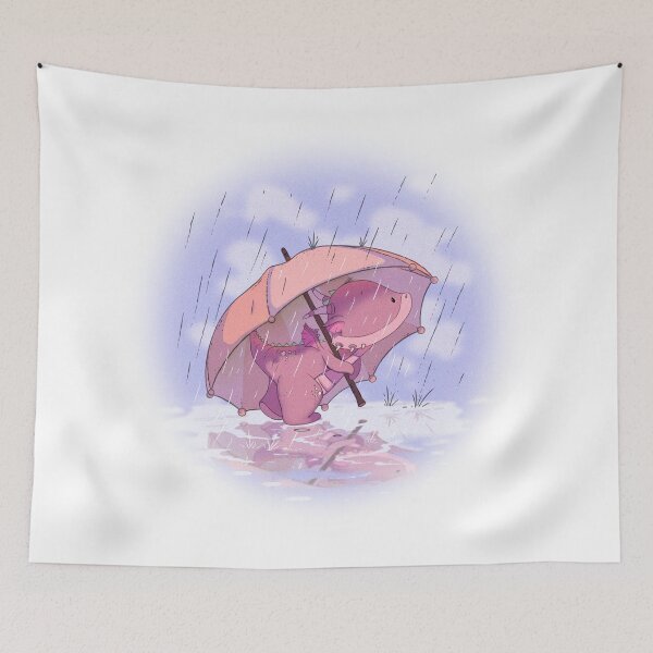 Item preview, Dragon walking in the rain designed and sold by leehollandart.