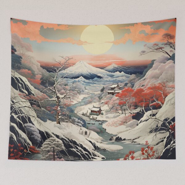 Item preview, Mount Fuji Japanese Landscape During the Edo Period designed and sold by solrevolver.