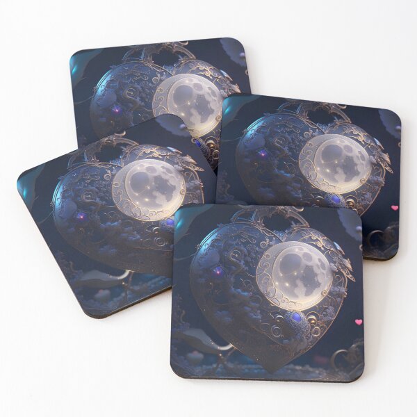 Item preview, Night Moon Heart designed and sold by WaryTales.