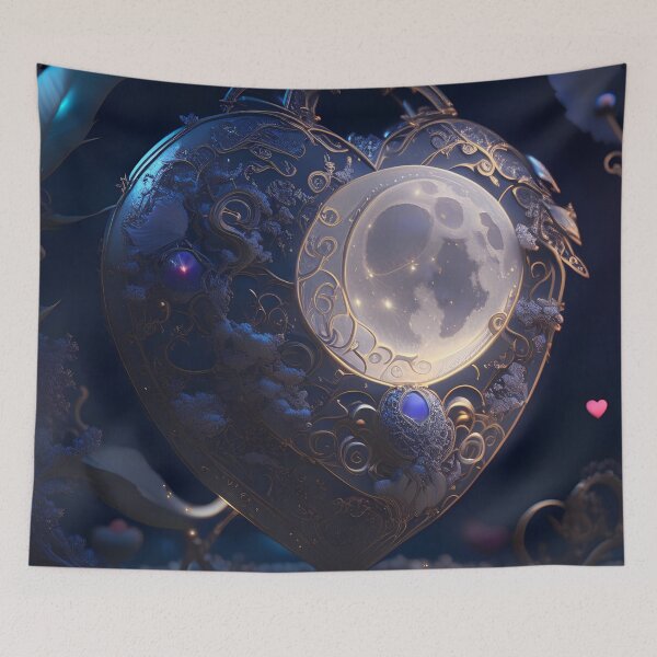Item preview, Night Moon Heart designed and sold by WaryTales.