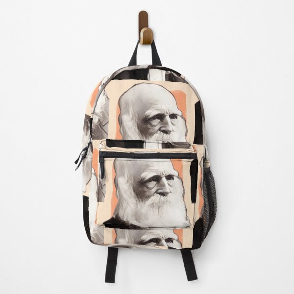 Artikelvorschau, Amerikaner William Cullen Bryant - Orange - Illustration entworfen und verkauft von Litstoy.