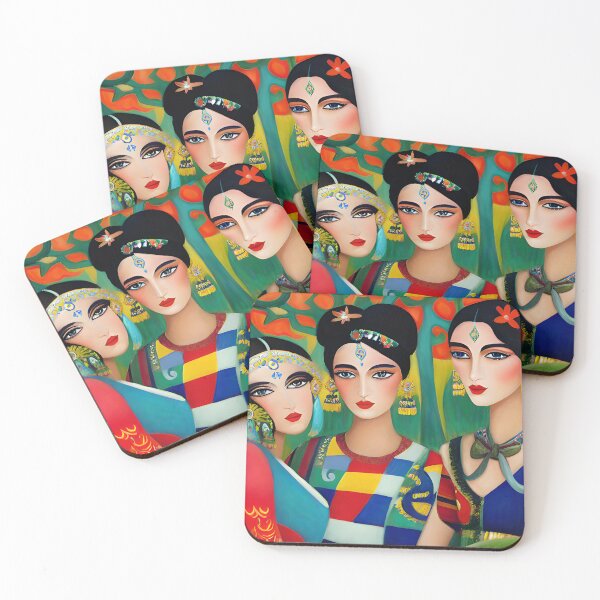 Item preview, Mouna, Shila and Prabha designed and sold by RealmScenic.