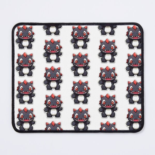 Item preview, Black & Red Kaiju Cute Cartoon Series designed and sold by redstar19.