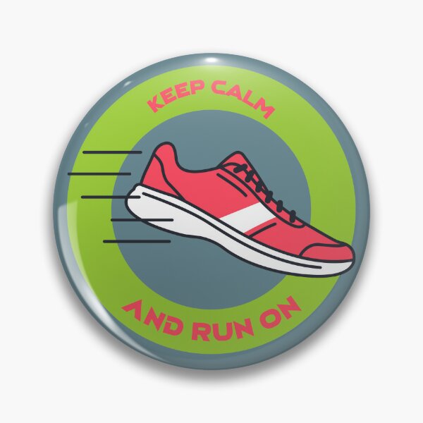 Item preview, Keep Calm And Run On designed and sold by TropicalDesigna.