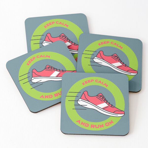 Item preview, Keep Calm And Run On designed and sold by TropicalDesigna.