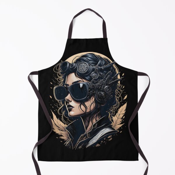 Item preview, Female Steampunk Aviator Portrait designed and sold by SoccaTamam.