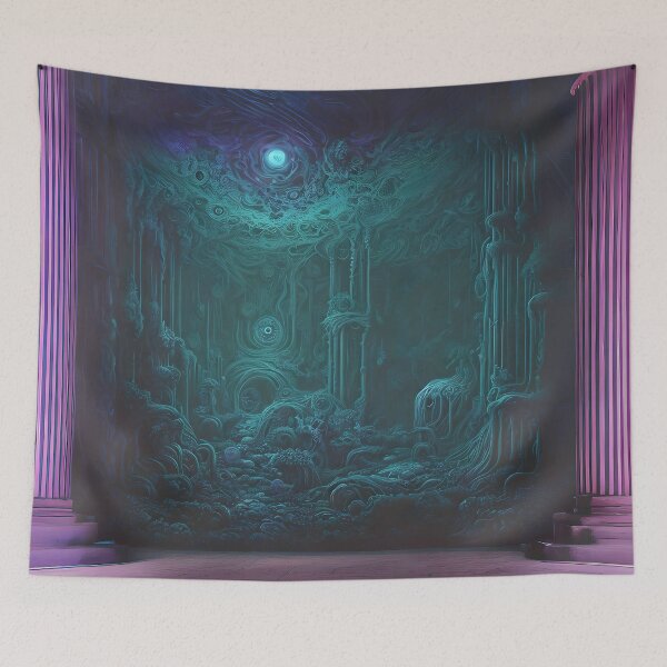 Item preview, Dreamy liminal anemoia painting designed and sold by ArthurVandelay.