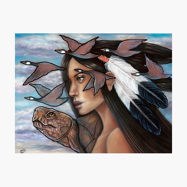 Item preview, Sky Woman Iroquois Mother Goddess designed and sold by MoonSpiral.
