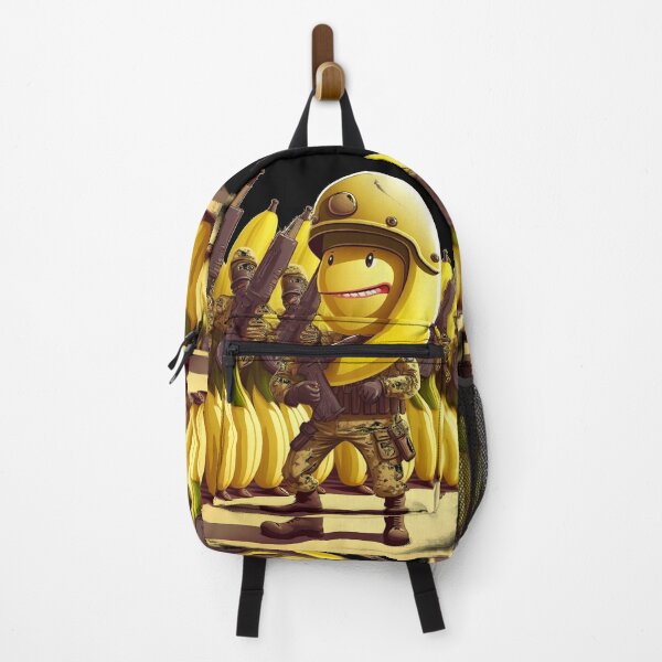 Item preview, Yellow banana soldier with a gun, live fruit designed and sold by AndrewWorld.