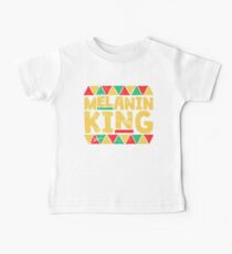 Melaninkönig-Schwarz-Geschichtsmonats-T-Shirt Afrikanisches Stolz-Hemd Baby T-Shirt