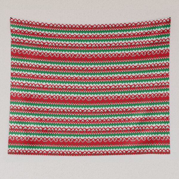 Item preview, Wintery modern design reminiscent of a knitted pattern designed and sold by Pflugart.