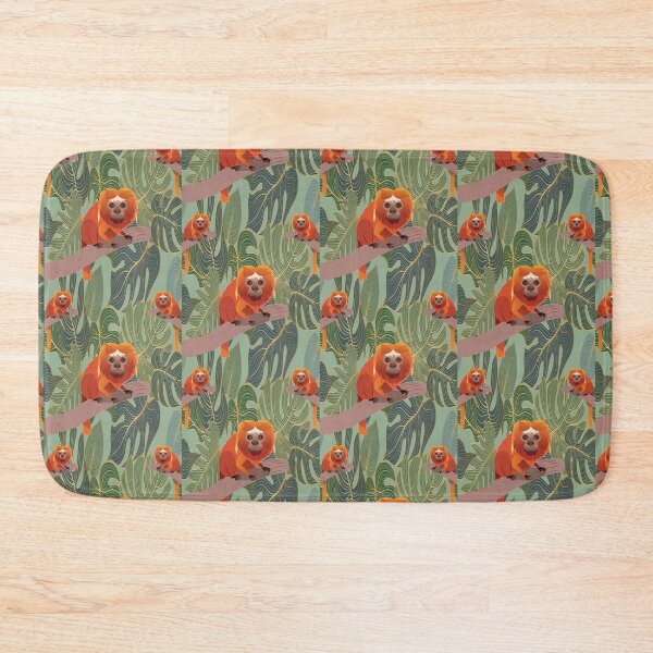 Item preview, Endangered animals - golden lion tamarin monkey designed and sold by GirlFromBrazil.