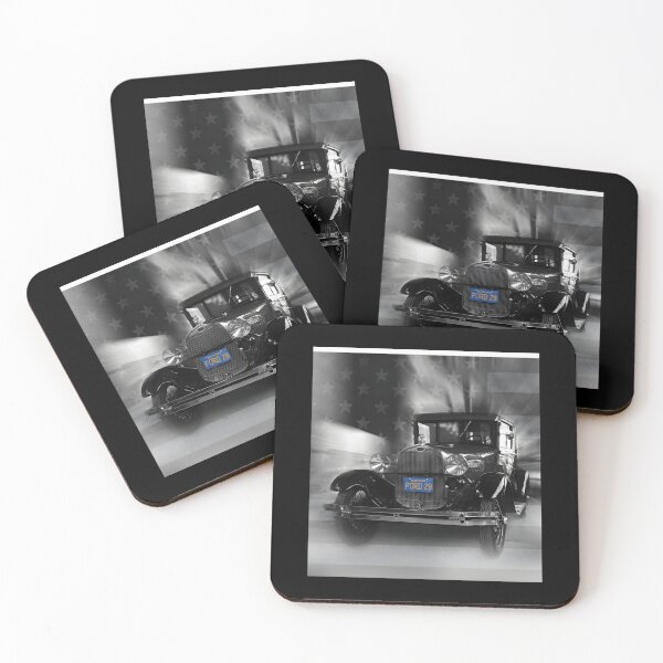 Item preview, 1928 Ford Model A, black and white Sleeveless Top	 designed and sold by pradasdemtrep.