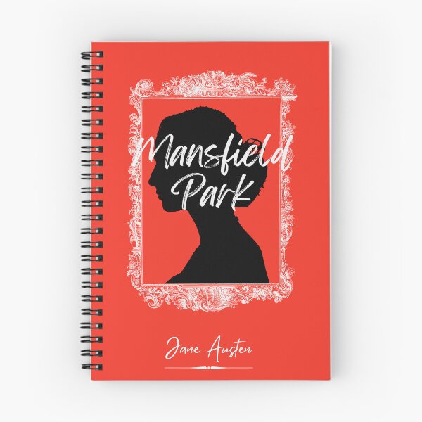 Item preview, Mansfield Park - Jane Austen -red- Book cover  designed and sold by Novelnook.