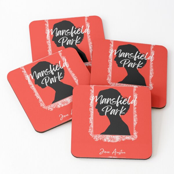 Item preview, Mansfield Park - Jane Austen -red- Book cover  designed and sold by Novelnook.
