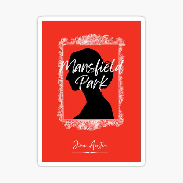 Emma - Jane Austen -red- Book cover  Sticker for Sale by Novelnook