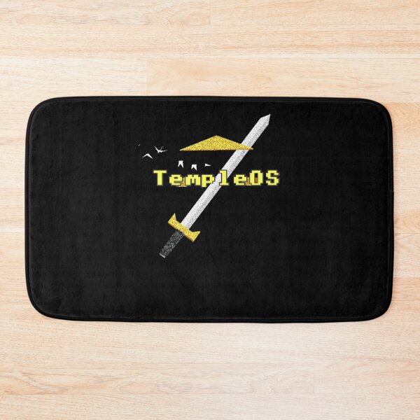 Item preview, TempleOS Logo Pure Essential T-Shirt designed and sold by EarlSchamberger.
