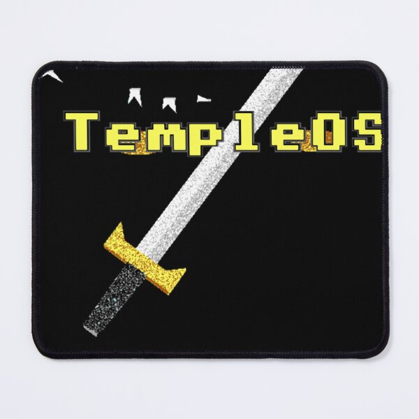 Item preview, TempleOS Logo Pure Essential T-Shirt designed and sold by EarlSchamberger.