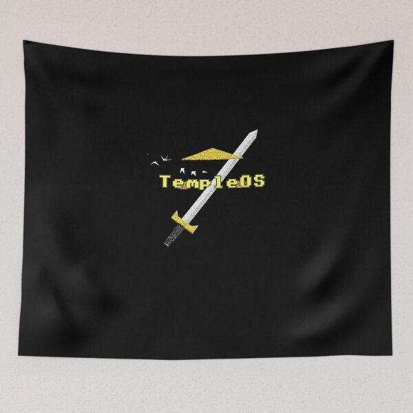 Item preview, TempleOS Logo Pure Essential T-Shirt designed and sold by EarlSchamberger.