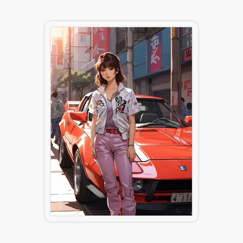 Akari - Stylish 90s JDM Girl - Vintage Magazine Cover