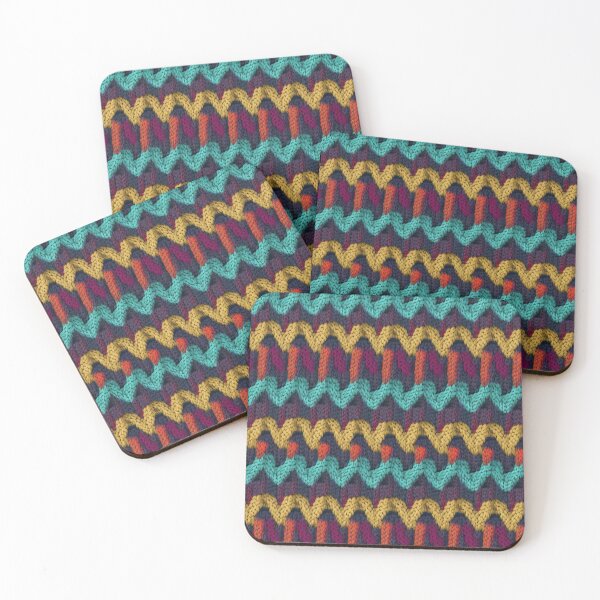 Item preview, Wintery modern design reminiscent of a knitted pattern designed and sold by Pflugart.
