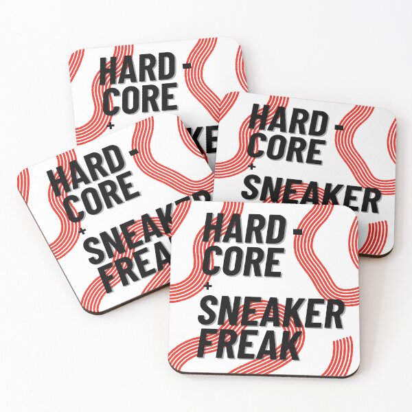 Item preview, Hard-core Sneaker Freak on White Background designed and sold by 45CreativeClub.