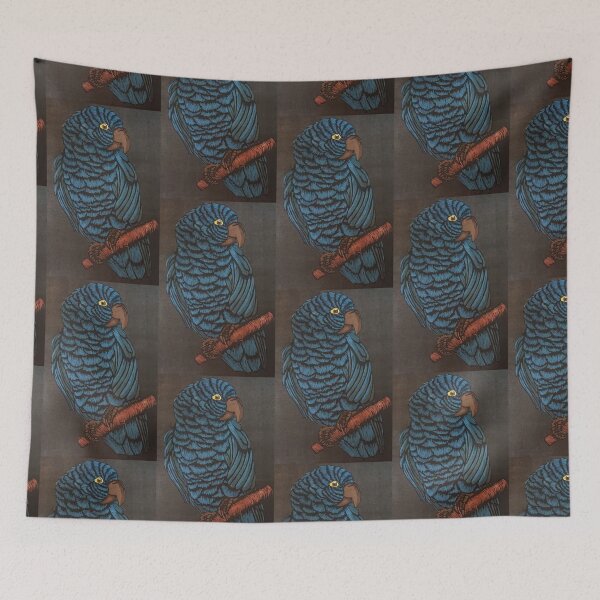 Item preview, Blue Parrot "Ara" designed and sold by Anmioma.