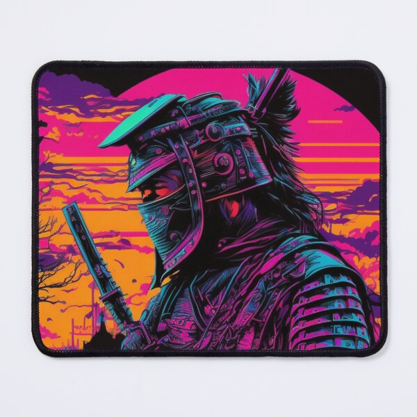 Item preview, Synthwave Warrior Samurai  designed and sold by ToxicDisign.